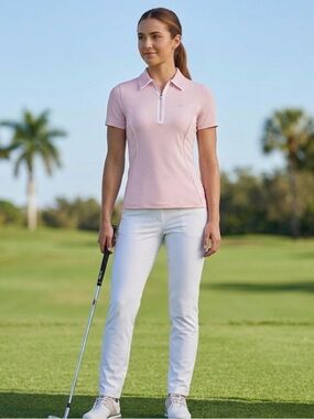 G/FORE Soft Pink Athletic Shirt